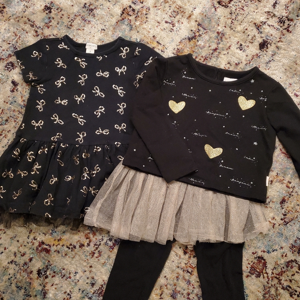 Black and Gold Bundle! Girls 2T/3T BCBG/crewcuts
